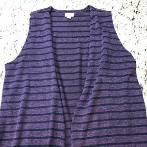 LuLaRoe medium Joy. Purple and black